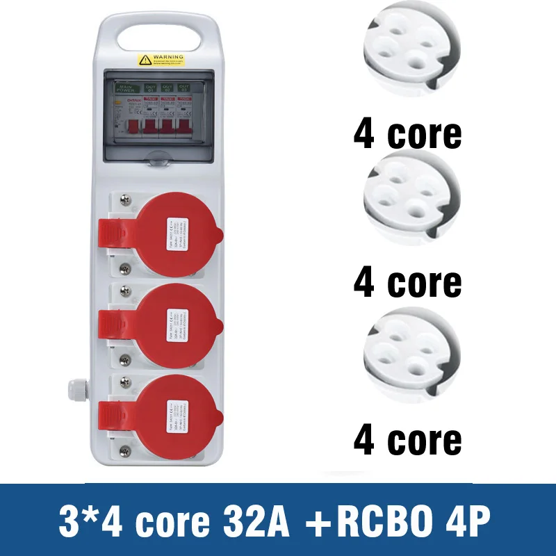 Indoor and Outdoor Portable Mobile Industrial Socket Box Power Control Box for Factory Stage Charging Construction Site