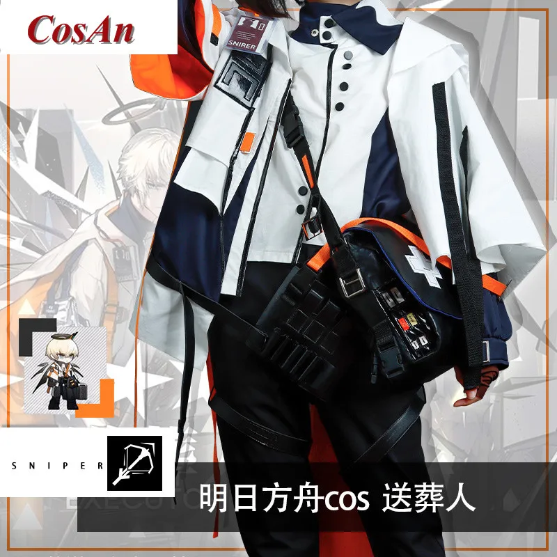 Hot Game Arknights Executor Cosplay Costume Fashion Handsome Combat Uniform Unisex Activity Party Role Play Clothing Custom-Make