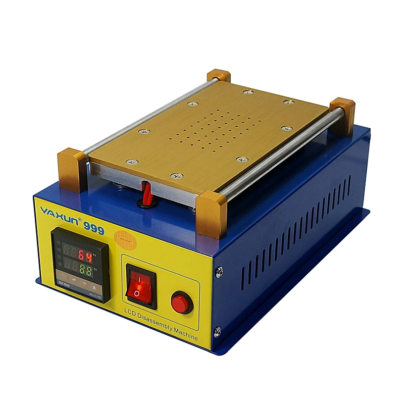 YAXUN 999 più nuovo separatore di vuoto incorporato della pompa di aria 110V/220V, macchina separata del touch screen LCD mobile, stazione di preriscaldamento