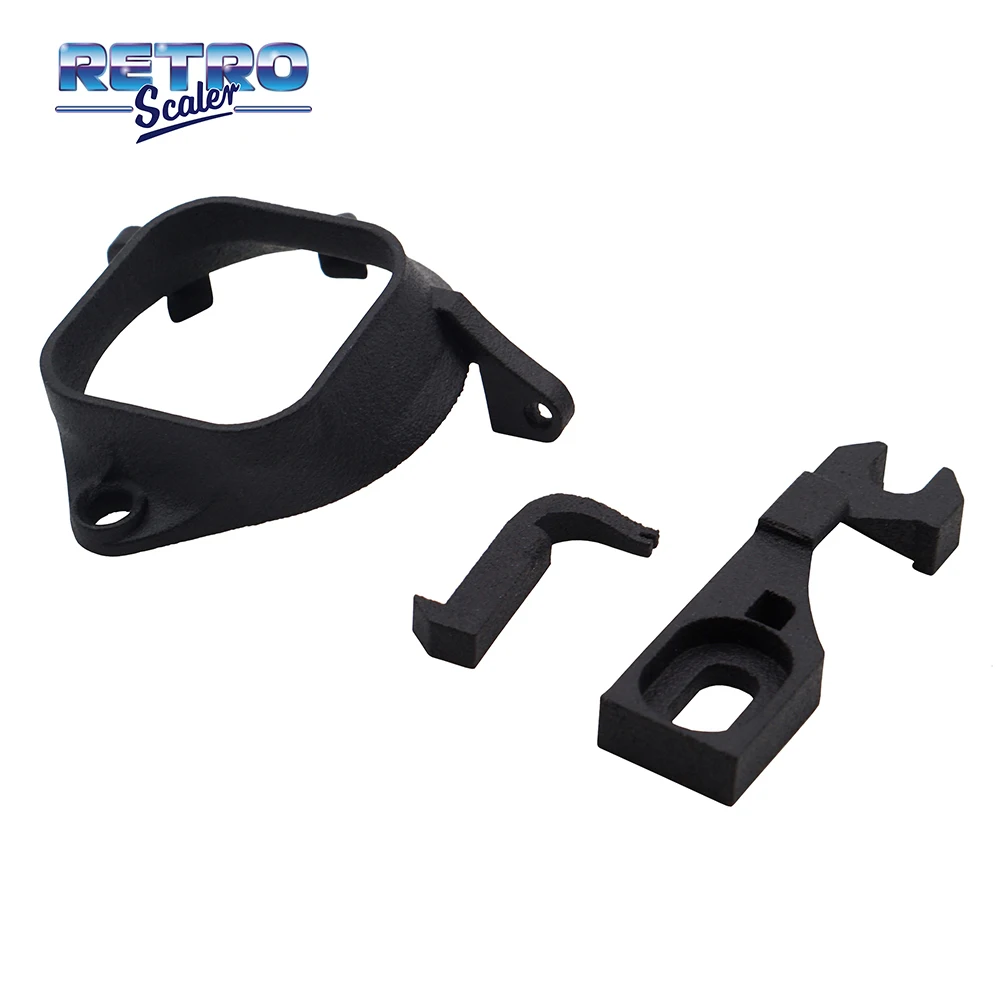 RetroScaler Kit de montaje de impresión 3D negro, Mini ventilador, radiador, traje para consola Dreamcast DC