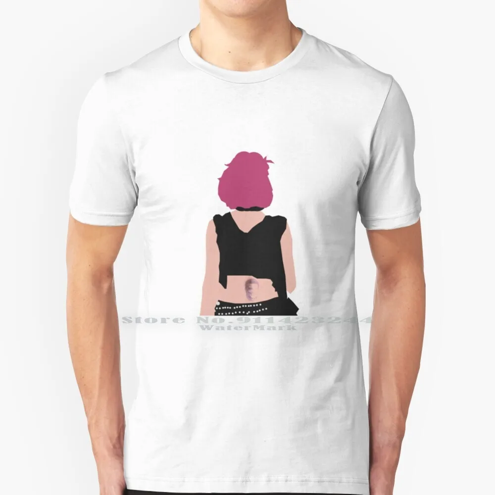 Skank Quinn T Shirt Cotton 6XL Quinn Fabray Glee Skank Quinn Pink Hair Dyed Hair Punk Rebel Ryan Seacrest Dianna Agron Pixies