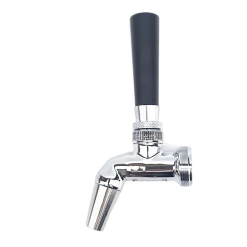 KegLand NukaTap Black Chrome Plated Tap Handle