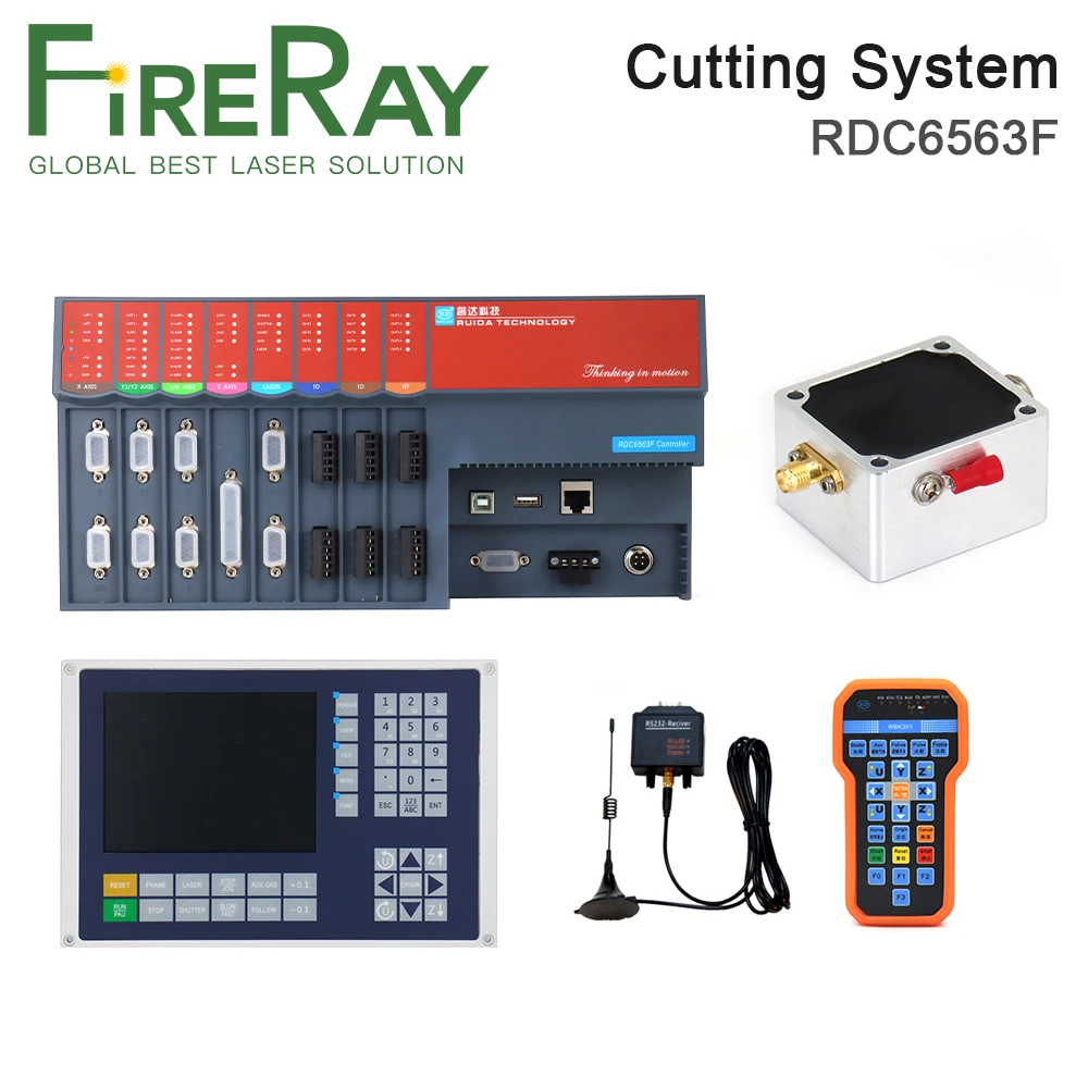 FireRay Ruida RDC6563F Standalone Fiber Laser Cutting Controller Use for Laser Below 1500W Machine