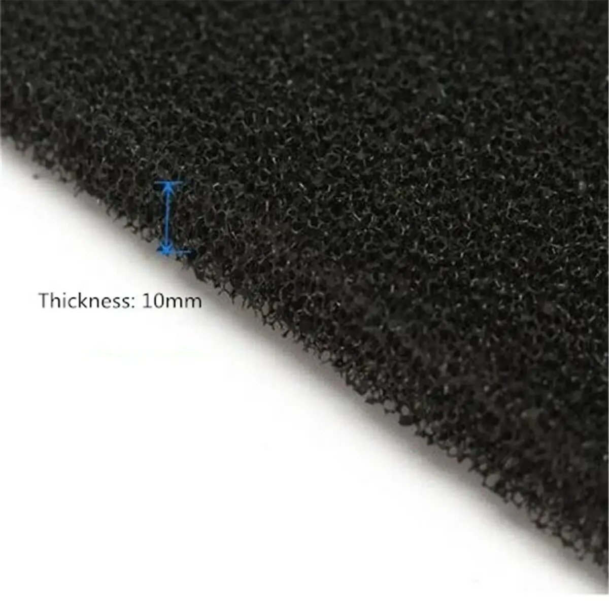 10Pcs/lot Universal Black Activated Carbon Foam Sponge Air Filter Impregnated Sheet Pad Filter Sponge 12.8 * 12.8cm High Quality