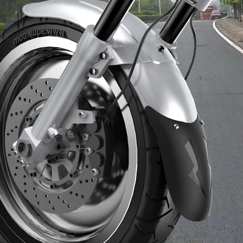 Universal Motorcycle Lengthen Front Mudguard Rear and Front Wheel Extension Mudguard Splash Guard