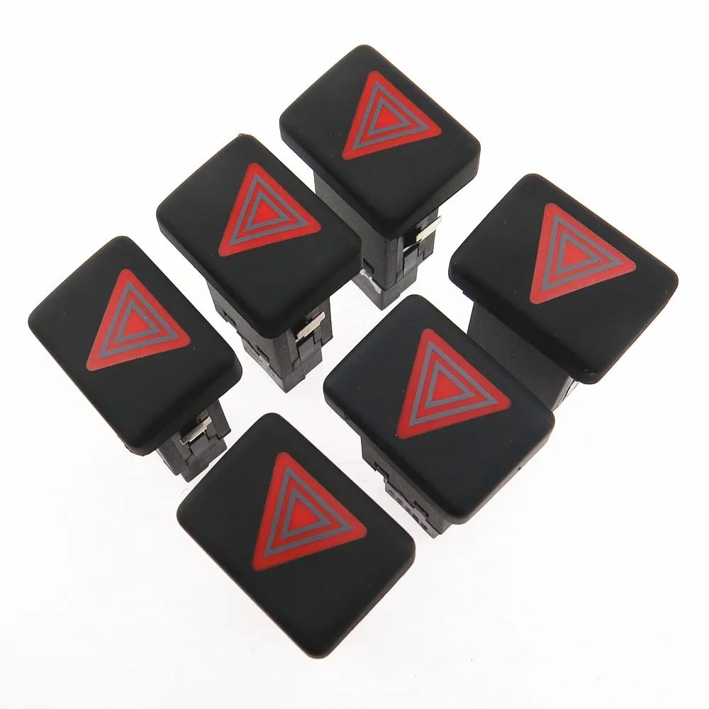 

SCJYRXS 6 Pcs Hazard Warning Emergency Flash Light Switch Button For RS4 A4 S4 2001-2008 8ED 941 509 8ED941509 8ED 941 509 5PR