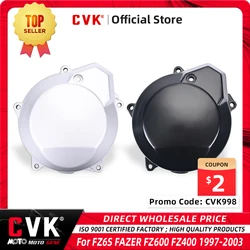 CVK Engine Cover Motor Stator Cover CrankCase Shell For YAMAHA FZ400 4YR FZ600 S FAZER FZ6S 1997 1998 1999 2000 2001 2002 2003