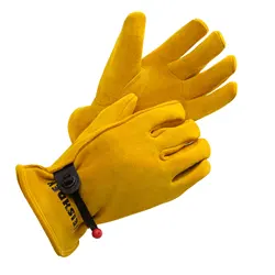 Children's Winter Leather Gloves Windproof Waterproof Anti Slip Warm Leather Kids Glove For Boy Girl Working