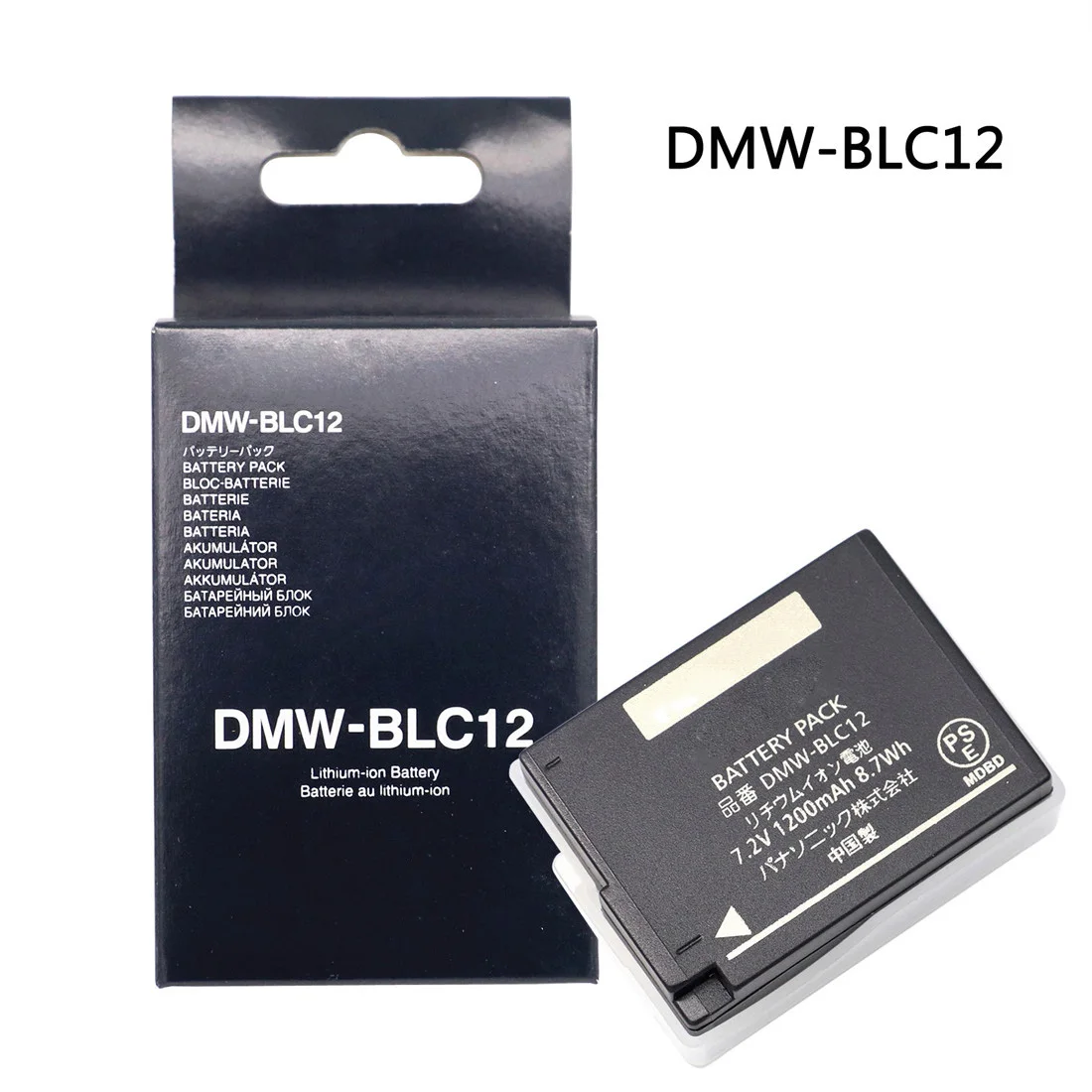 High quality DMW-BLC12 DMW-BLC12E Camera battery for Panasonic DMC-GH2S FZ3 G95 G85 G80 G5 G6 G7 GX8 FZ200 FZ300 FZ2500 FZ1000