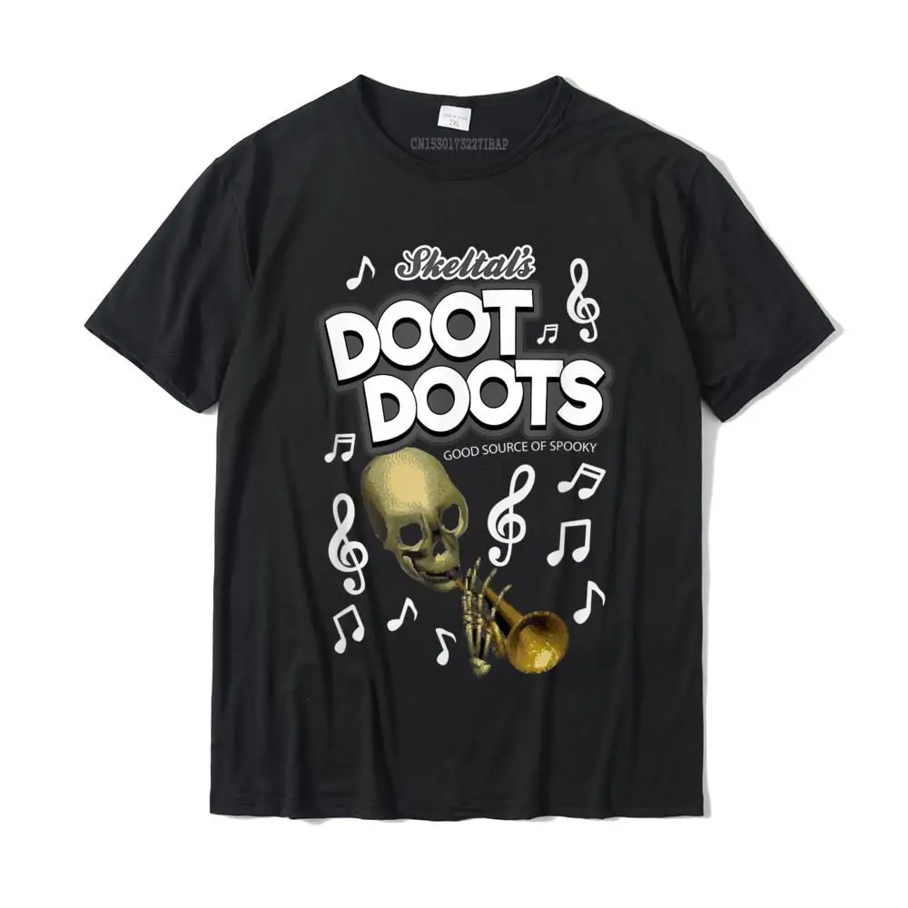 Skeltal's Doot Doots Spooky Boi Halloween Sbubby Cereal T-Shirt Cotton Custom Tops Shirts Wholesale Men T Shirts Normal