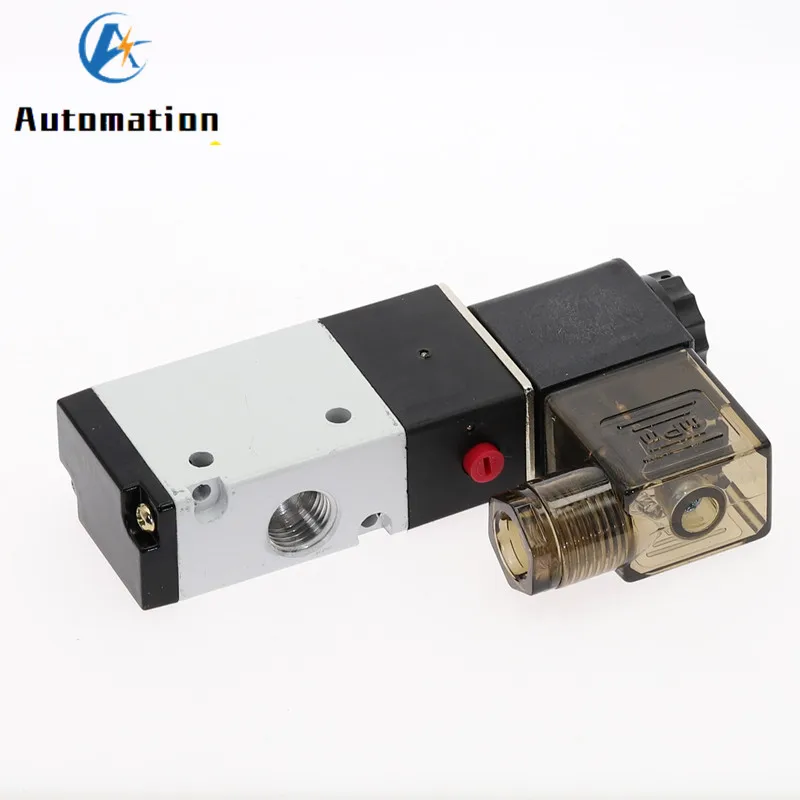 3V210-08 Pneumatic Solenoid Valve 3 Way 2 Position Air Directional Control Valve  DC12V DC24V AC110V AC220V