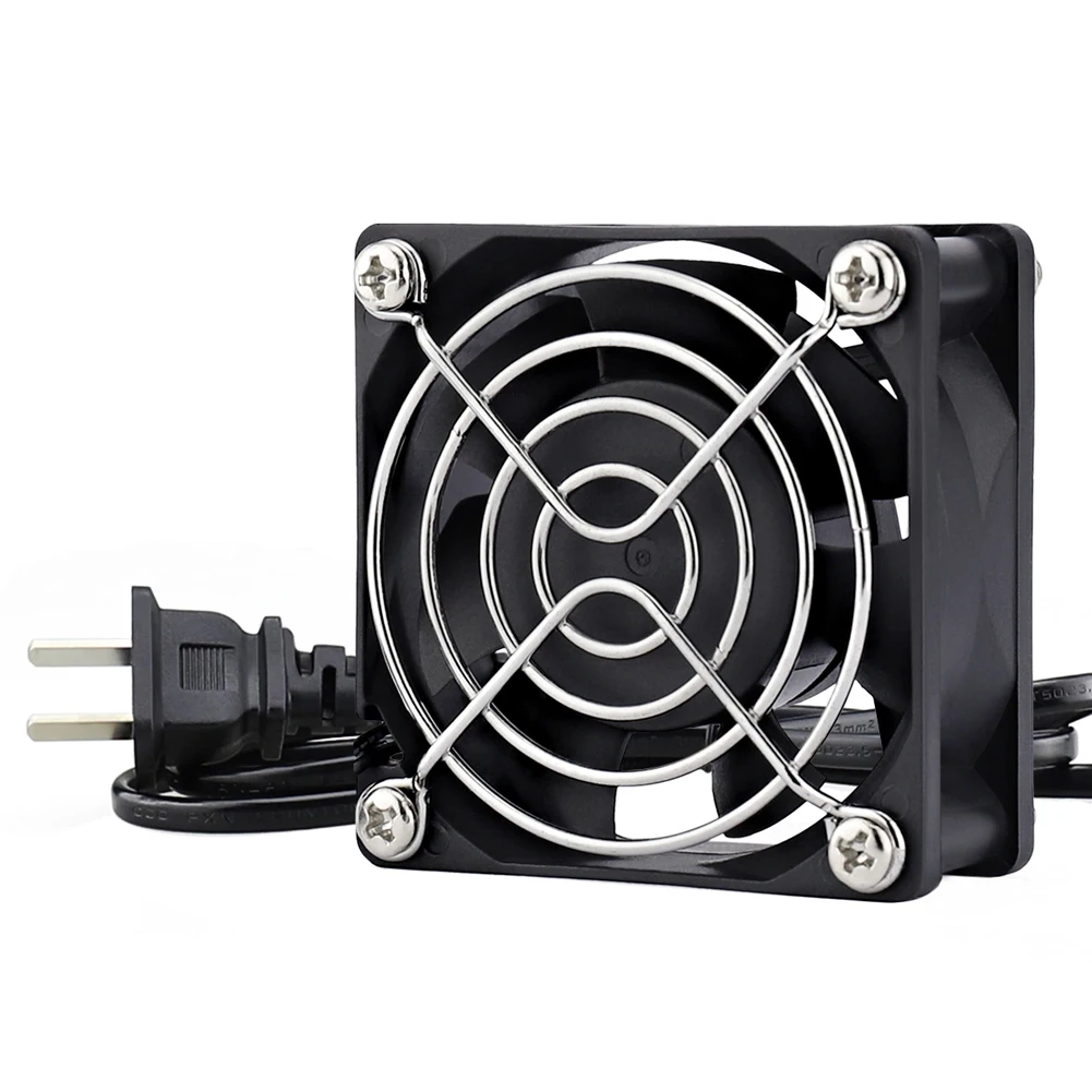 1pcs Gdstime EC 110V 120V 220V 240V 60mm 80mm 90mm 120mm Radiator Cooling Fan 80x25mm 2-wire Ball Bearing Brushless Axial Cooler