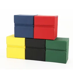 TCG Deck Case for Magic/Pkm/YuGiOh Card Box Holder Containe Board Game Holder Satin Tower: 100+ Black,Red,Blue,Green,Yellow
