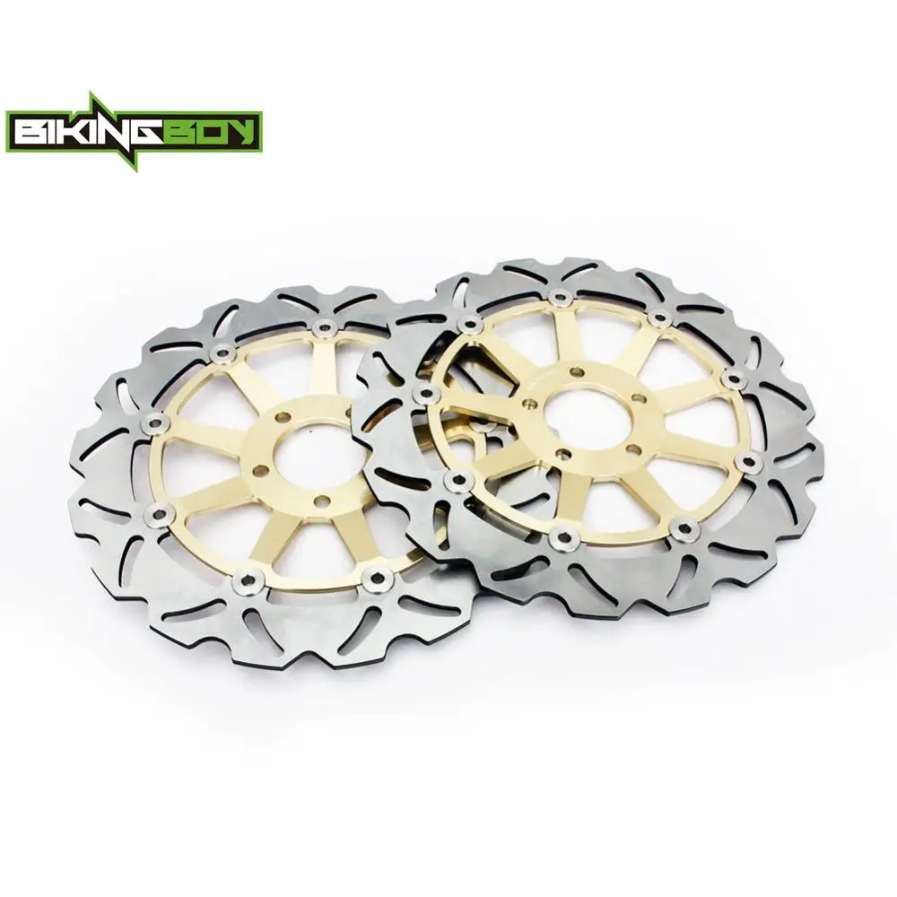 BIKINGBOY Front Brake Discs Rotors ZZR 1100 D 93-01 95 96 97 ZZ-R 1200 C 02-05 Mean Streak VN 1500 02 03 04 VN 1600 04-08 06 07