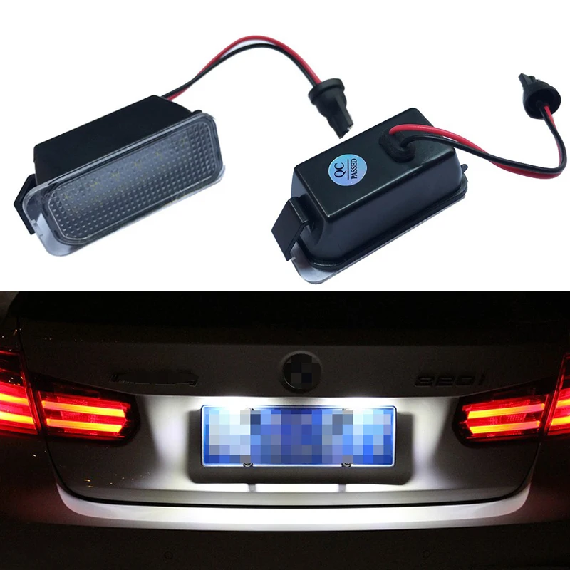 

2x led License Plate Light Canbus For Ford Escape Explorer Ranger Grand C-MAX S-MAX B-Max Focus MK2 MK3 Fiesta Kuga Mondeo MK4 5