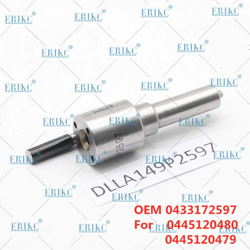 ERIKC DLLA149P2597 Fuel Pump Injection Nozzle DLLA 149 P2597 OEM 0433172597 CRail For Bosch 0445120480/0445120479