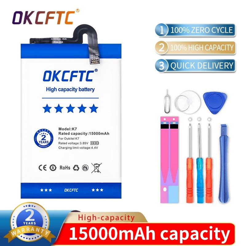 

Battery 15000mAh For Oukitel K7 K 7 Bateria