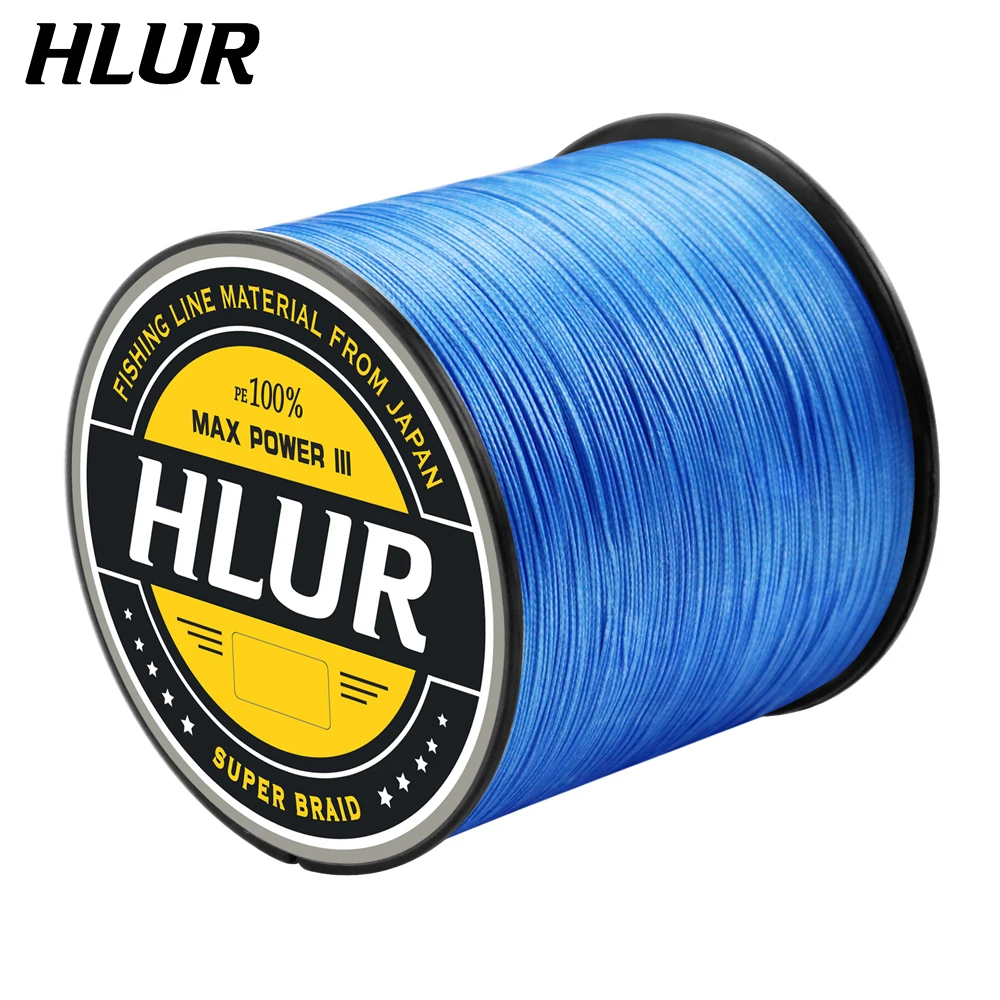 HLUR  300M 100% PE Multifilament Wire Woven 4 Braided Carp Fishing Line 4 Strands Super Strong  For Lake Sea