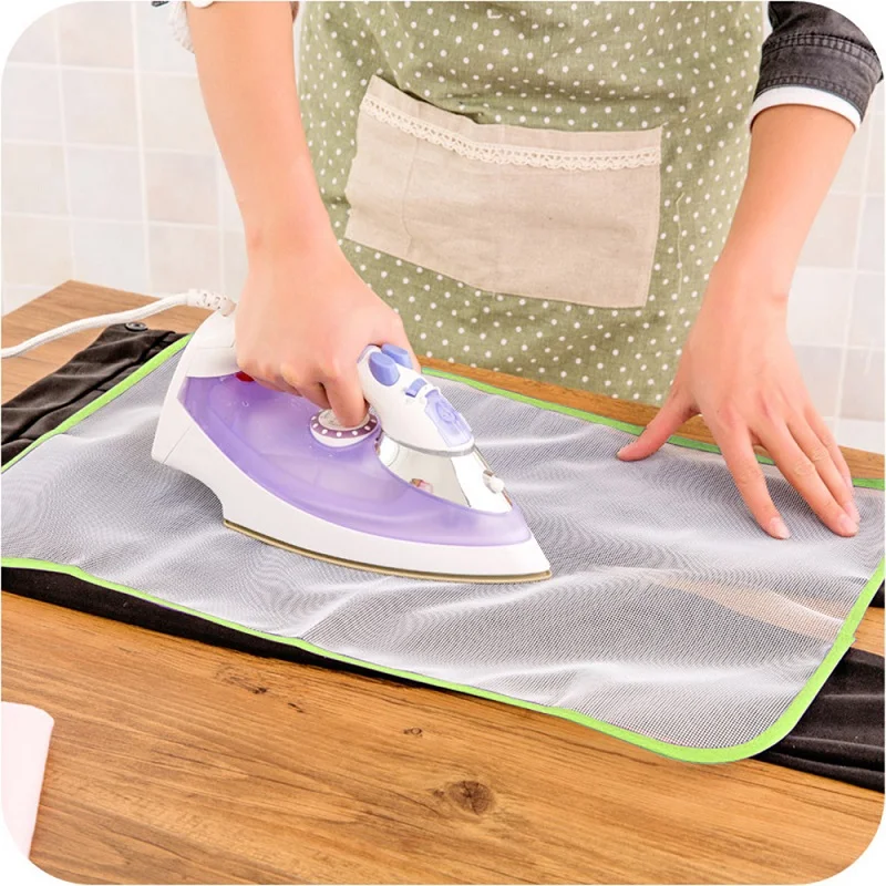 High Temperature Resistance Ironing Scorch Heat Insulation Mesh Cover Cloth Household Pad Mat Protective Cloth Sizes S/L Ir S3N9