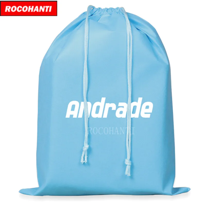 100X Dust Proof Reusable Non-Woven Shoe Bag Drawstring Gift Bags , Foldable Easy To Carry With Custom LOGO Printed