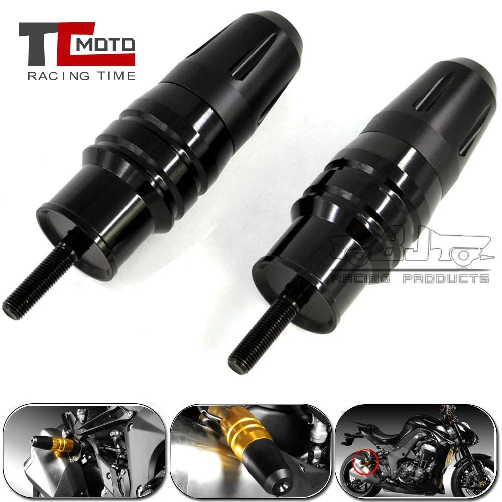 2 pcs Motorcycle Crash Pads Exhaust Sliders Crash Protector For Kawasaki Z1000 Z1000SX SX 2013 2014 2015 2016 2017 2018 2019