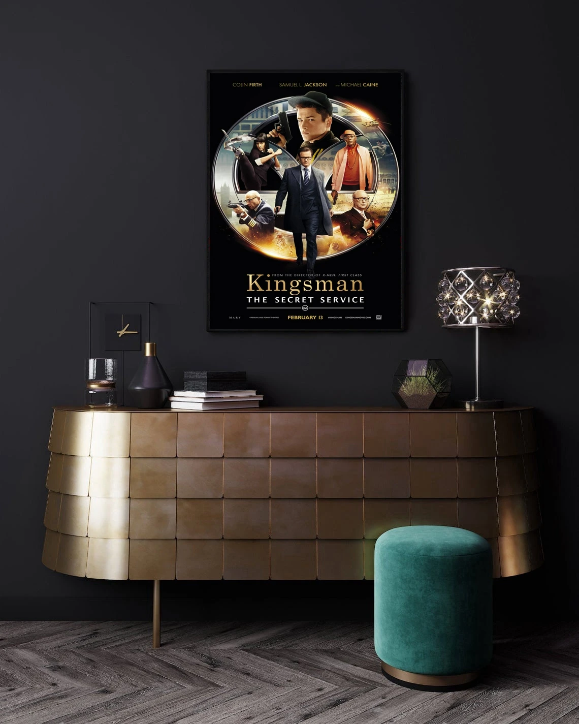 Kingsman The Secret Service ملصق الفيلم ديكور المنزل طلاء جدران (بدون إطار)