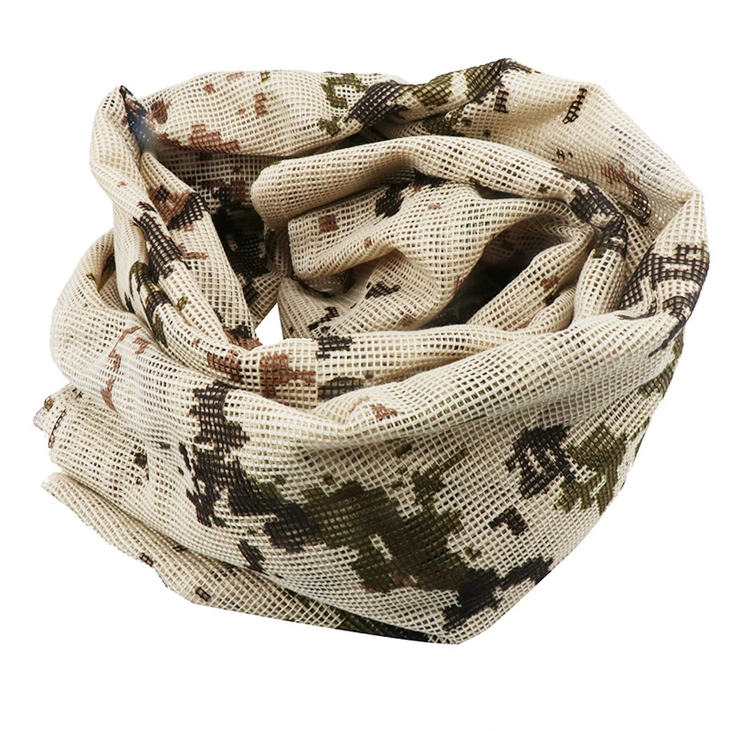 

Solf Neck Scarf Cotton Unisex Tactical Outdoors Desert Windproof Head Neck Scarf Desert Scarf Outdoor Scarf
