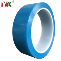 YX Blue PET Adhesive Tape Used For Fridge Fixed Refrigerator & Air Conditioner Fixed Installation Transport 50meter/Roll