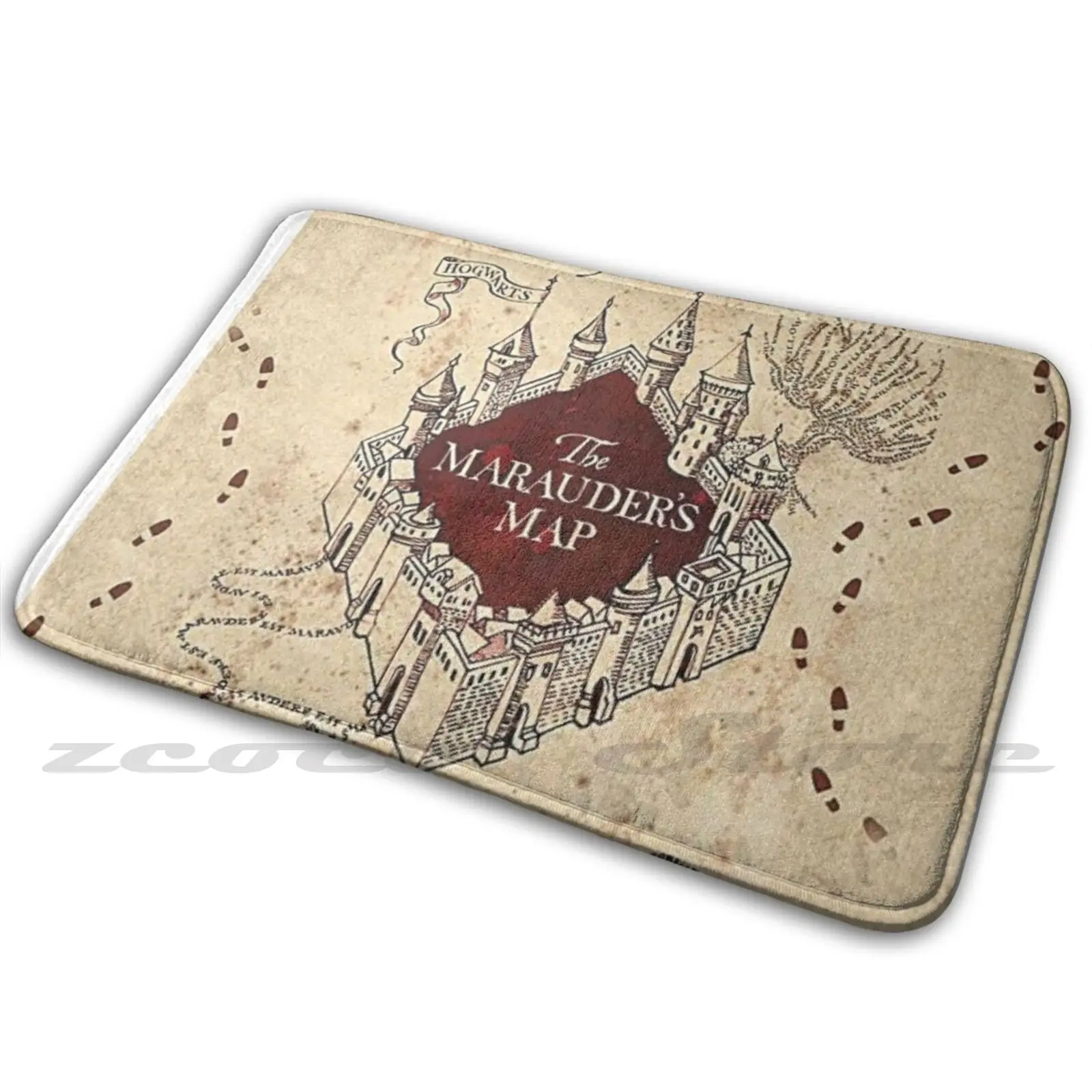 The Marauder’S Map Carpet Rug Non-Slip Water Absorb Door Mat The Marauder S Map The Marauder S Map The Marauder S Map The