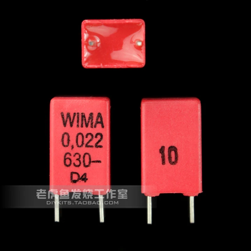 5pcs/50pcs 0.022uF/223/22nf 630V MKP2 series Germany WIMA electrodeless film capacitor