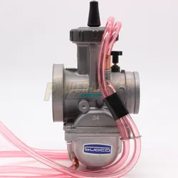 For Keihin PWK 33 34 35 36 38 40 42mm Motorcycle Flat Curtain Carburetor 2 4 Stroke Dirt Bike Enduro Motocross Accessories