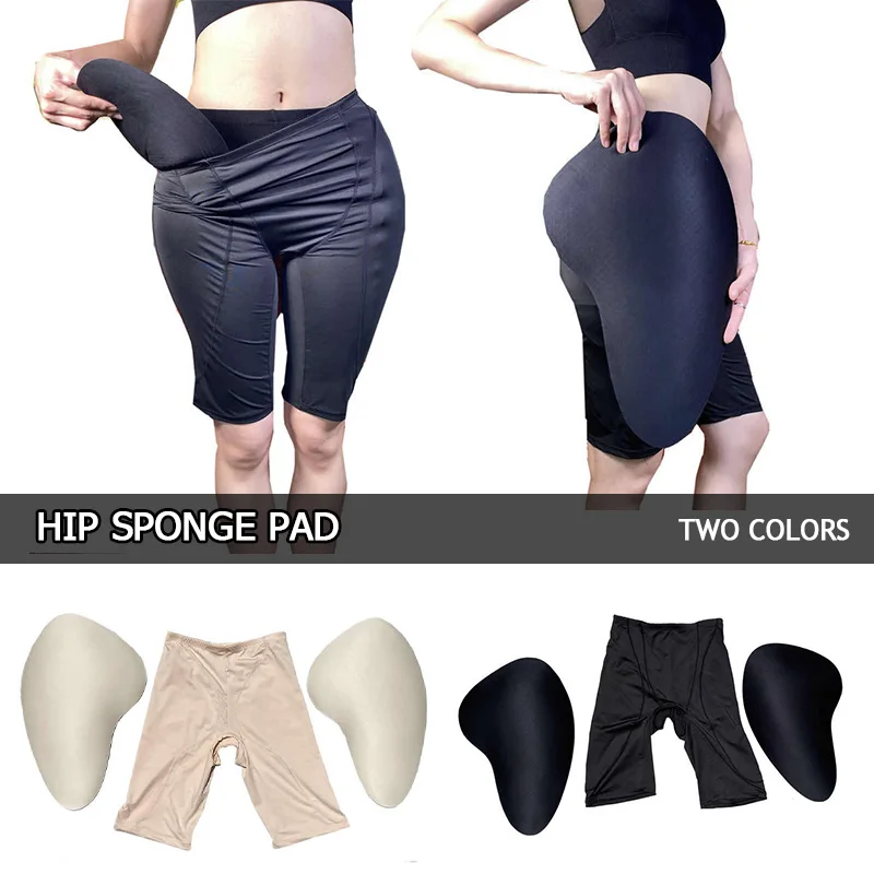 Body Tummy Shaper 2Pcs Sponge Padded Shapewear Fake Ass Butt Lifter Booties Hip Pads Enhancer Booty Lifter Women Crossdresser