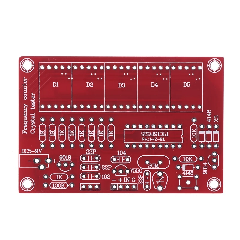 1Hz-50MHz Crystal Oscillator Frequency Counter Meter 5-Digital LED Display