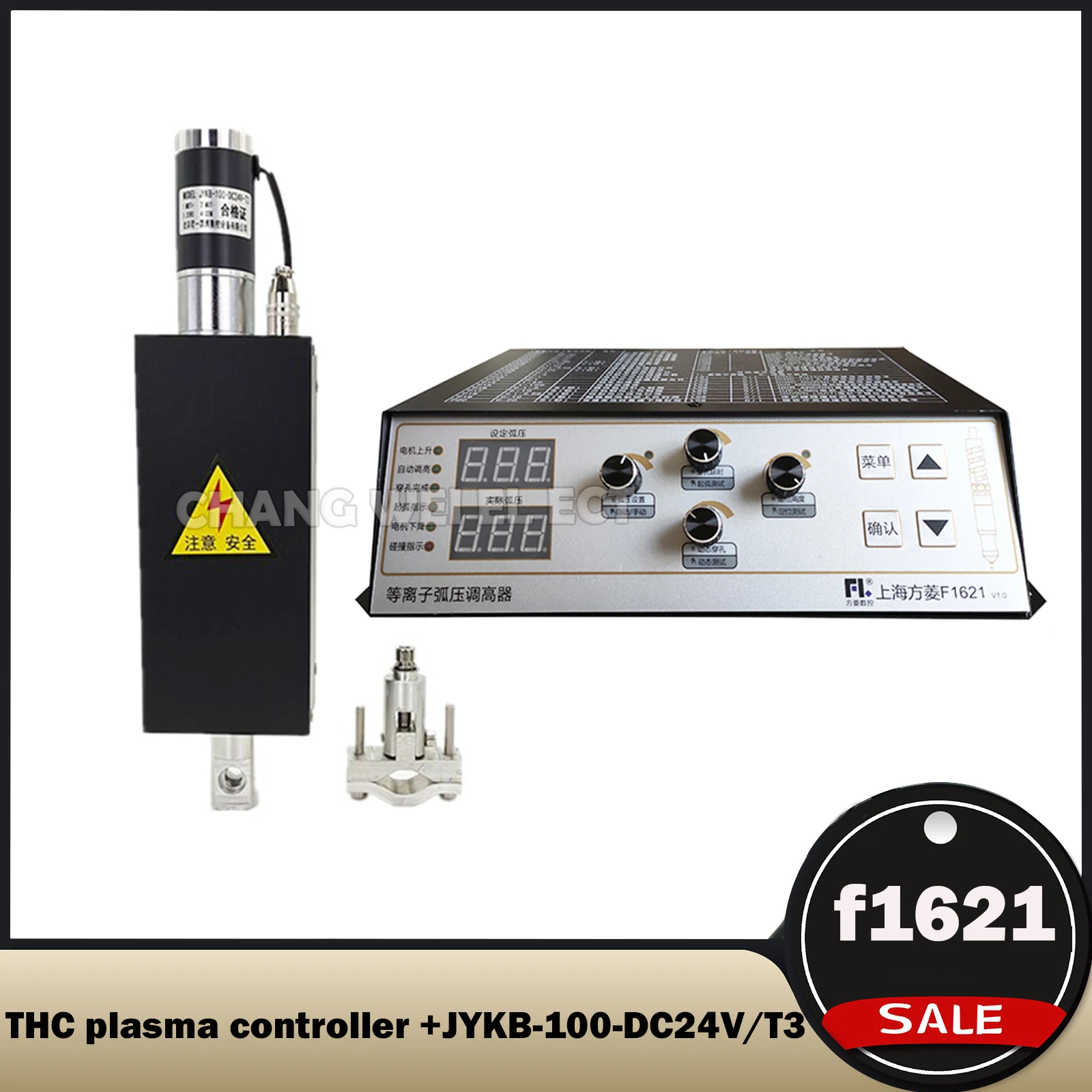 

Thc Plasma Controller Kit F1621 Flame Height Controller + Cnc Plasma Cutting Lifter Jykb-100-dc24v-t3