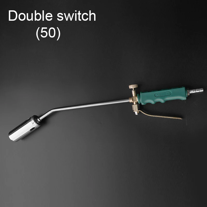 Double Switch Type Liquefied Gas Torch 35/50mm Welding Spitfire-Gun Support Oxygen Acetylene Propane for Barbecue / Hair Removal