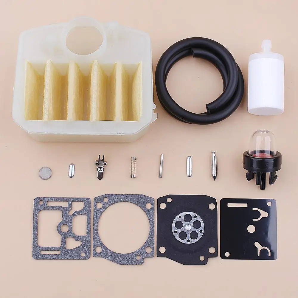 Air Fuel Filter Line Carburetor Repair Kit For Husqvarna 340 345 350 353 346XP Chainsaw 537024002