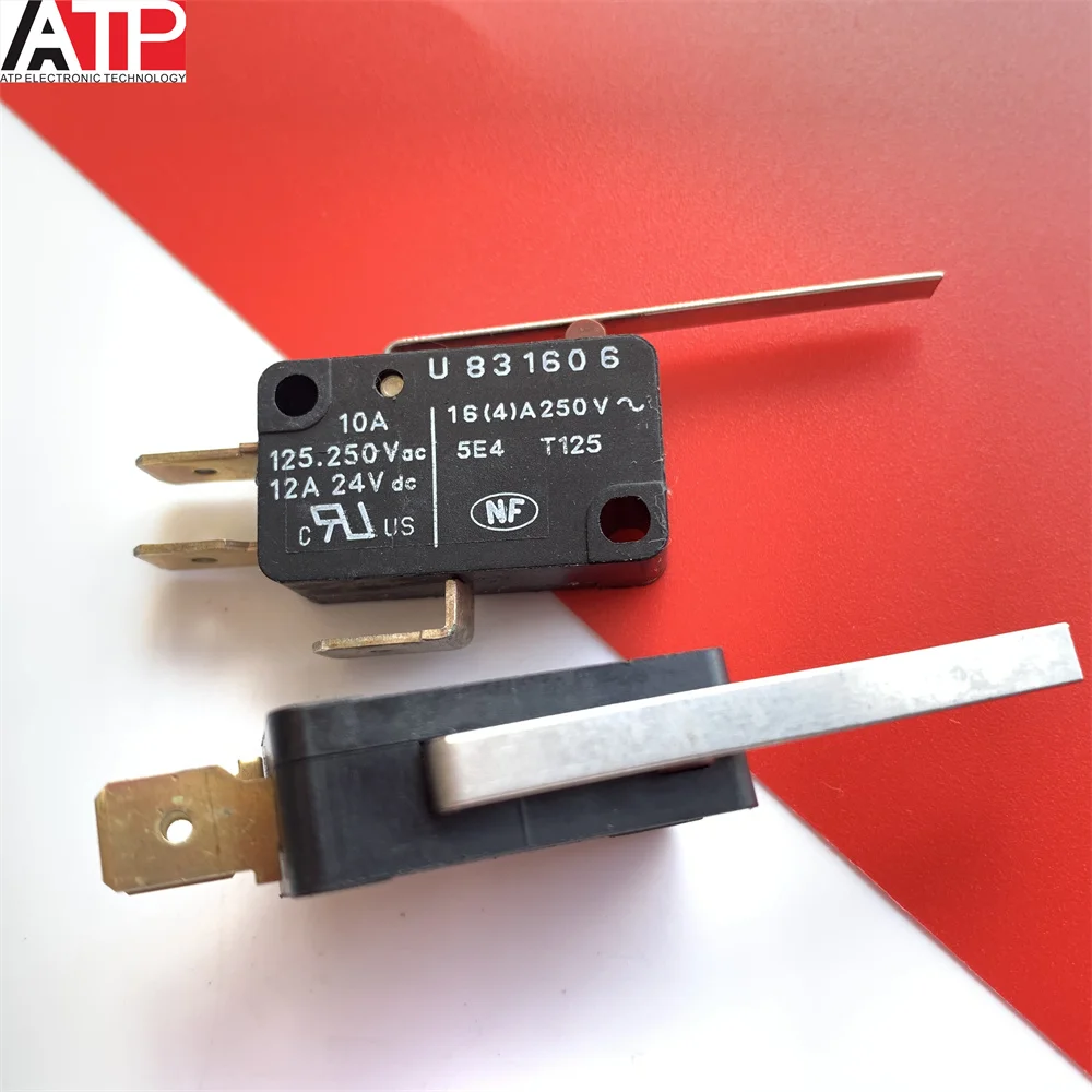 1PCS U831606 imported spot micro switch with tape press 10A 12A 16A genuine welcome to consult the order.