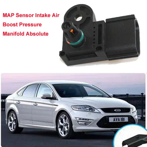 MAP Sensor Intake Air Boost Pressure Manifold Absolute for Ford Mondeo Mk3 MK4 2003-2012 Focus Mk2 2005-2012