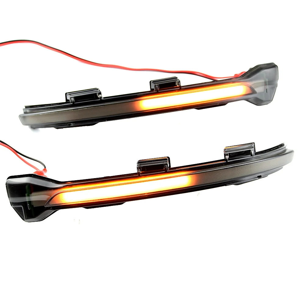 Dynamic LED Turn Signal Crystal for VW Golf MK7.5 GTI 7 7.5 R Rline GTD MKVII Mirror Light clear 2013 2015 2018 2019 2020 arrow