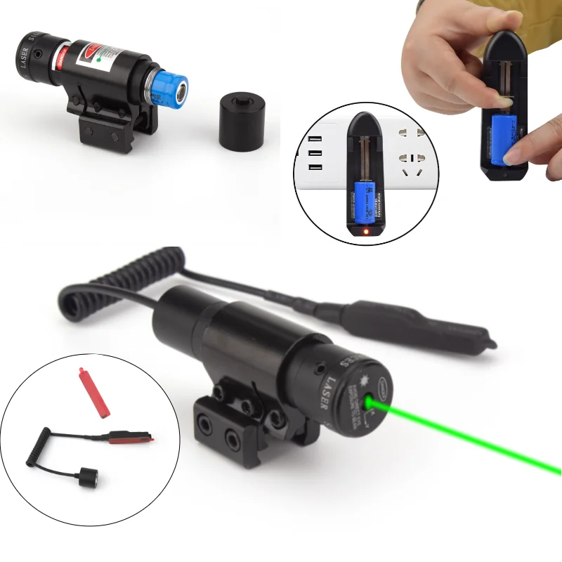 Compact Green  Red Laser Sight Laser Scope Sight Rifle Laser Sight