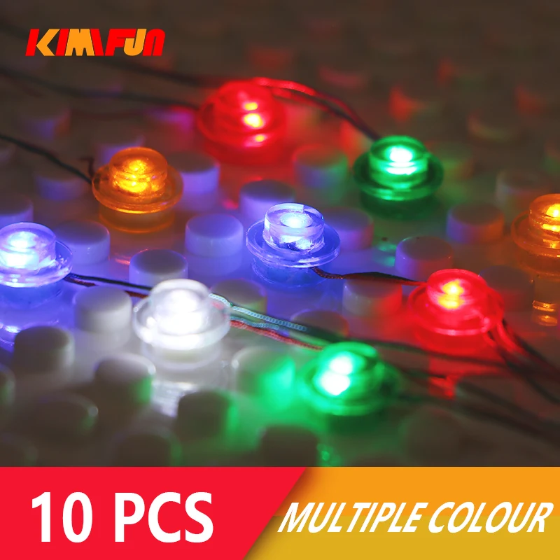 10pcs 1*4 Building Blocks LED DIY Light Kit Electronic Street Constructor USB Port Model Toys Engineering Parts Sets