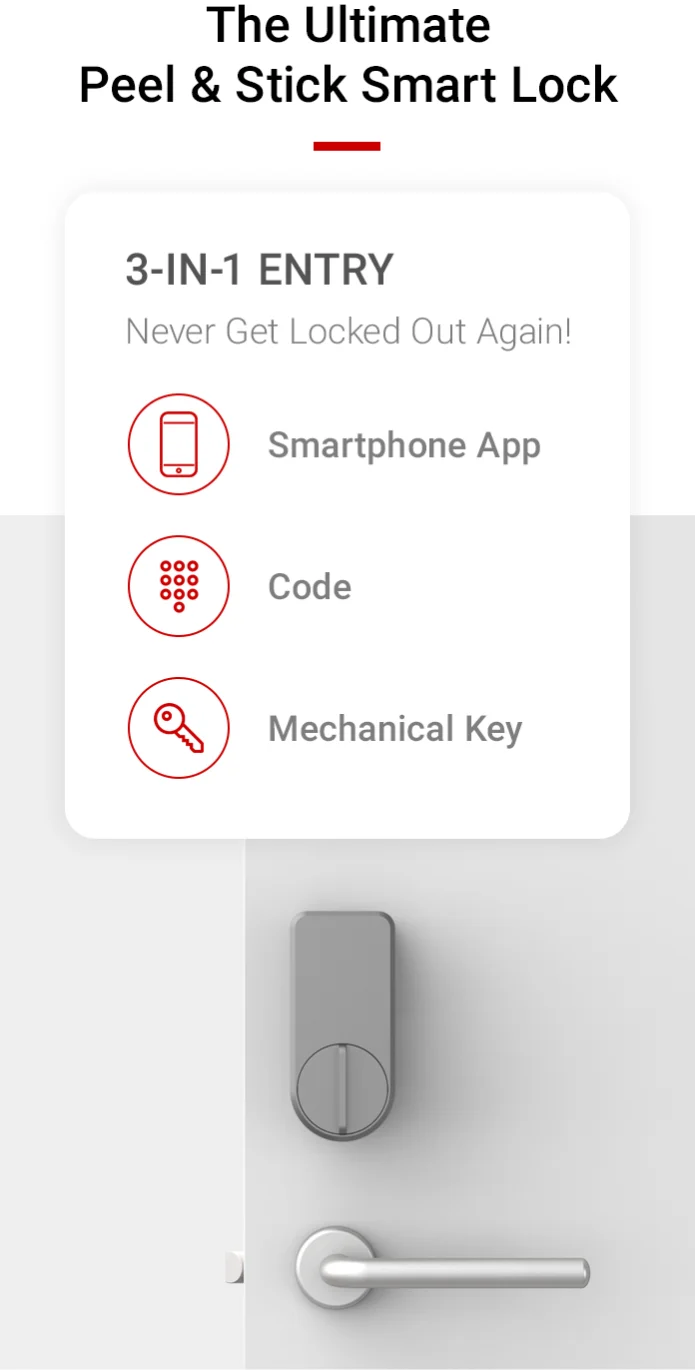 Tuya APP Smart Lock GIMDOW Password Lock Hotel Apartment Intelligent Sticker Installation Bluetooth-compatible Electronic Lock