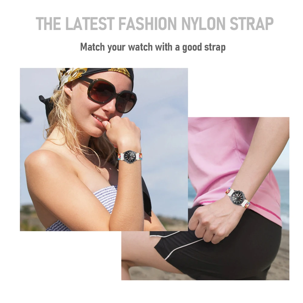 Nylon Strap for Realme Watch 3 2 S Pro Smart Band Metal Quick Release Elastic Adjust Bracelet for Realme Watch Real Me Wristband