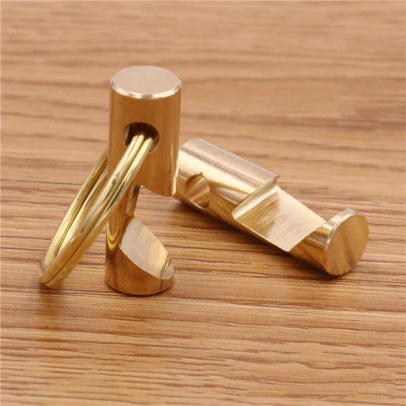 1pcs Brass High-grade Bottle Opener with Key Ring Beer Bar Tool New Key Chain Keys Holder Portable Bottle Opener