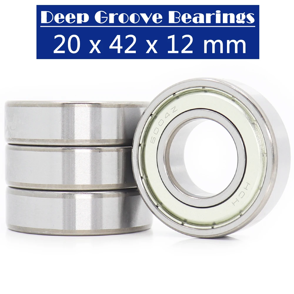 

6004ZZ Bearing 20*42*12 mm ( 4 PCS ) For Electric Power Tools Deep Groove 6004 Z ZZ Ball Bearings 6004Z