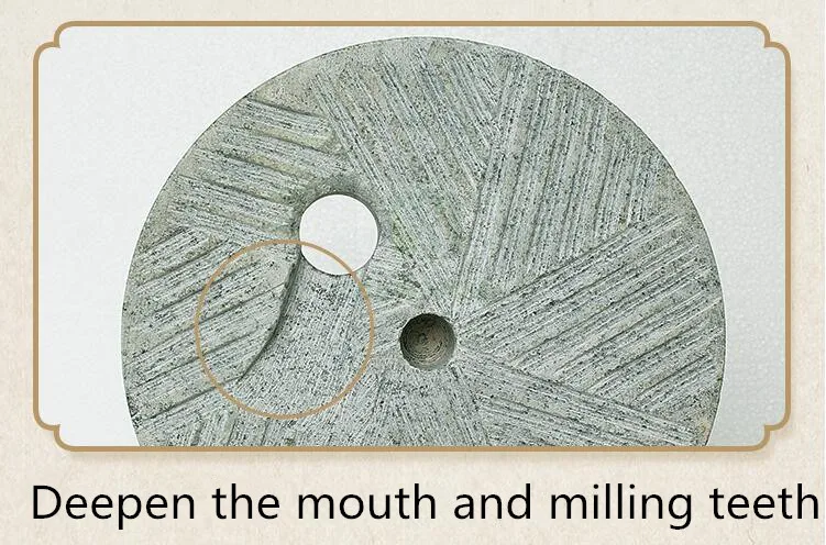 مطحنة حجر زبدة الطاهييني المنزلية ماكينة طحن الصويا الرطبة ماكينة طحن الذرة مطحنة الأرز الرطبة مطحنة الحجر مع إطار خشبي