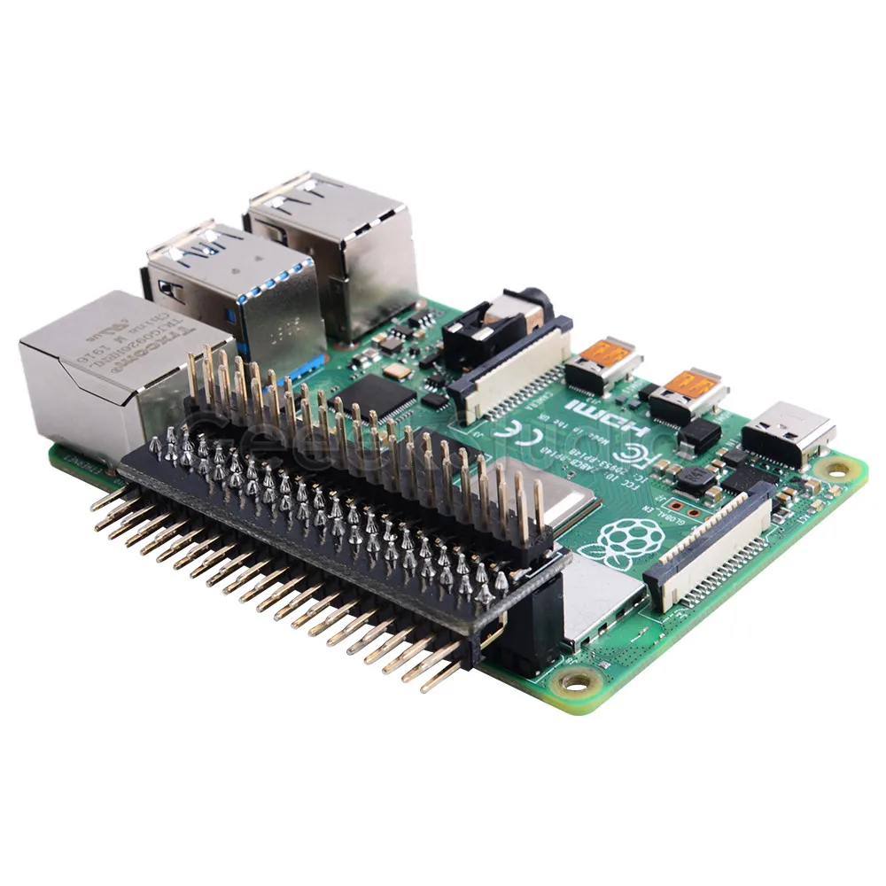 GPIO Edge Extension RPI 4 Model B Dev Board GPIO Header for Raspberry Pi 5/4B / 3B+ / 3B / Zero W /  Zero