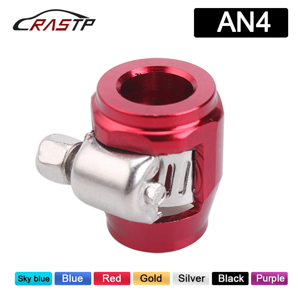 

RASTP-Universal Racing AN4 13mm Straight Hose End Clamp Fittings JDM HEX Finishers Fuel Oil Water Pipe RS-TC008-AN4