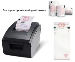 76mm Dot matrix high quality fast printing speed USB port pos printer double triple printing paper