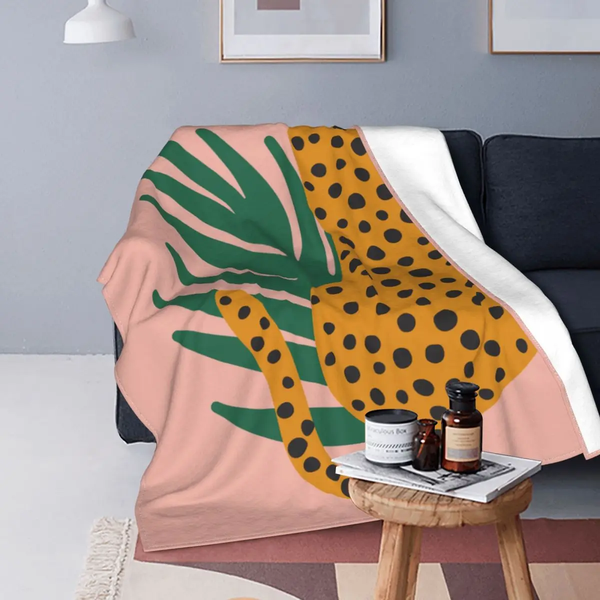 

Anastasia Zagainova Tiger Knitted Blankets Fleece Art Cartoon Super Warm Throw Blankets for Bedding Couch Bedroom Quilt